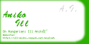 aniko ill business card